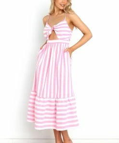 PUP3 Cruise Dress - Pink Stripe Dresses