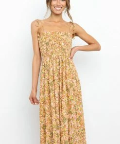 PUP9 Daelyn Dress - Orange Floral Dresses