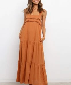 PUP50 Dawson Dress - Rust Dresses