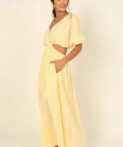 PUP52 Deena Dress - Yellow