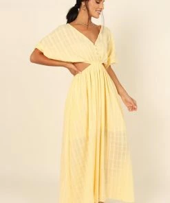 PUP52 Deena Dress - Yellow