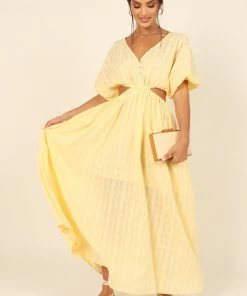 PUP52 Deena Dress - Yellow