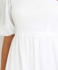 PUP3 Demetria Dress - White Dresses
