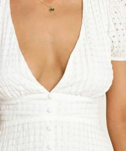 PUP14 Desiree Dress - White Dresses