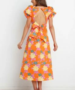 PUP56 Destination Dress - Orange Dresses