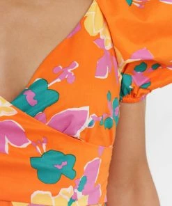 PUP56 Destination Dress - Orange Dresses