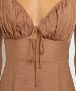 PUP6 Dresses Devonshire Dress - Tan