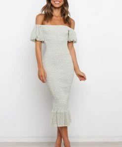 PUP14 Easlea Dress - Green Dresses