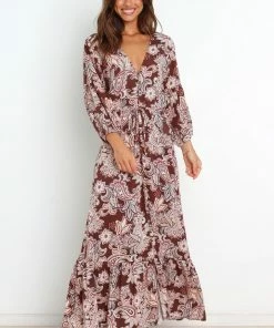 PUP52 Ebony Dress - Brown Dresses