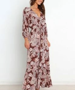 PUP52 Ebony Dress - Brown Dresses