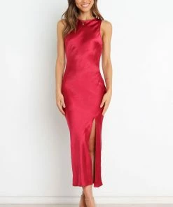 PUP14 Elizabeth Dress - Wine