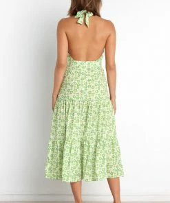 PUP61 Elodie Dress - Green Dresses