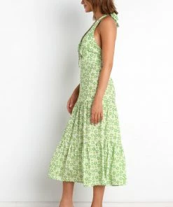 PUP61 Elodie Dress - Green Dresses