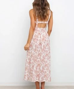 PUP3 Esther Dress - Tan Floral