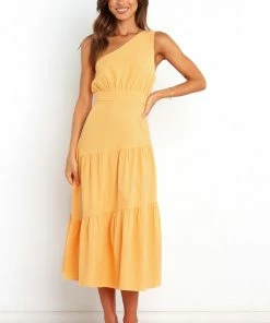 PUP61 Etienna Dress - Orange Dresses