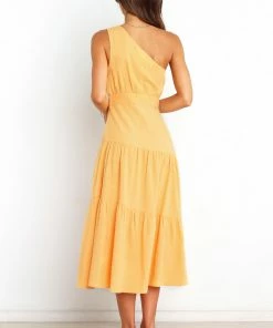 PUP61 Etienna Dress - Orange Dresses