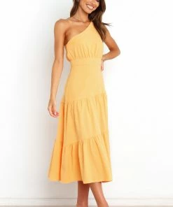 PUP61 Etienna Dress - Orange Dresses