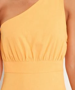 PUP61 Etienna Dress - Orange Dresses