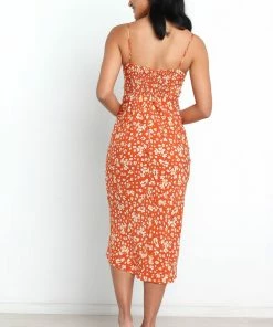PUP56 Eucla Dress - Rust Dresses