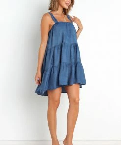 PUP3 Farrah Dress - Blue Chambray Dresses