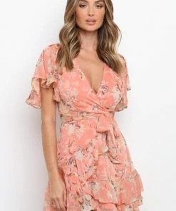 PUP7 Fernanda Dress - Peach Dresses
