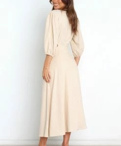 PUP55 Feyre Dress - Beige Dresses