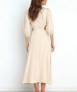 PUP55 Feyre Dress - Beige Dresses