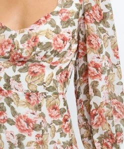 PUP51 Floralette Dress - Ivory