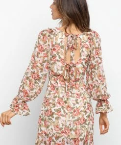 PUP51 Floralette Dress - Ivory