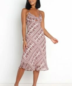 PUP61 Dresses Frida Dress - Burgundy