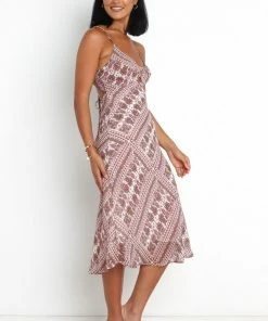 PUP61 Dresses Frida Dress - Burgundy