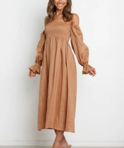 PUP3 Dresses Gabriella Dress - Tan