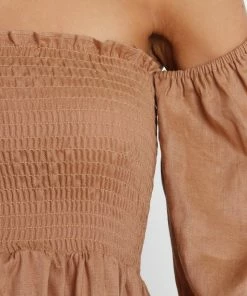 PUP3 Dresses Gabriella Dress - Tan