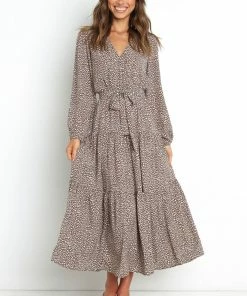 PUP53 Gardiner Dress - Brown