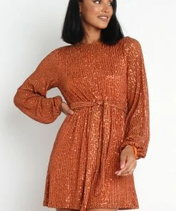 PUP14 Glamour Dress - Rust Dresses