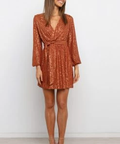 PUP14 Glitz Dress - Rust Dresses