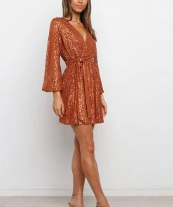 PUP14 Glitz Dress - Rust Dresses