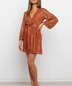 PUP14 Glitz Dress - Rust Dresses