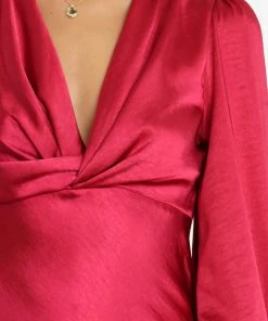 PUP14 Grace Dress - Wine Dresses