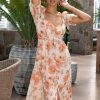 PUP27 Dresses Grand Dress - Orange Floral