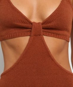 PUP3 Dresses Hailey Dress - Rust