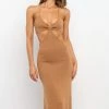 PUP3 Hailey Dress - Tan Dresses