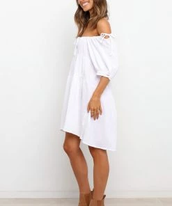 PUP5 Dresses Hawkins Dress - White