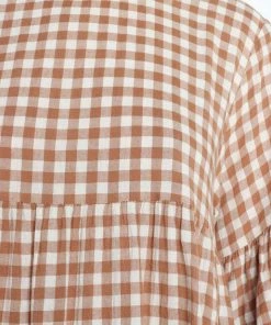 PUP49 Dresses Haynes Dress - Brown Gingham