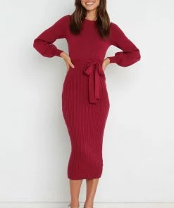 PUP14 Helena Dress - Wine Dresses