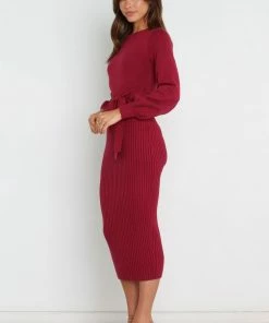 PUP14 Helena Dress - Wine Dresses