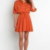 PUP56 Hilary Dress - Rust