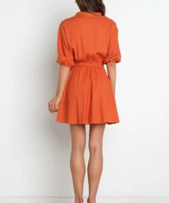 PUP56 Hilary Dress - Rust