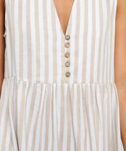 PUP52 Honah Dress - Beige Dresses