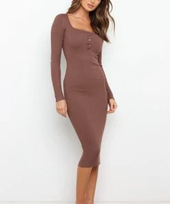 PUP14 Dresses Hydranga Dress - Brown